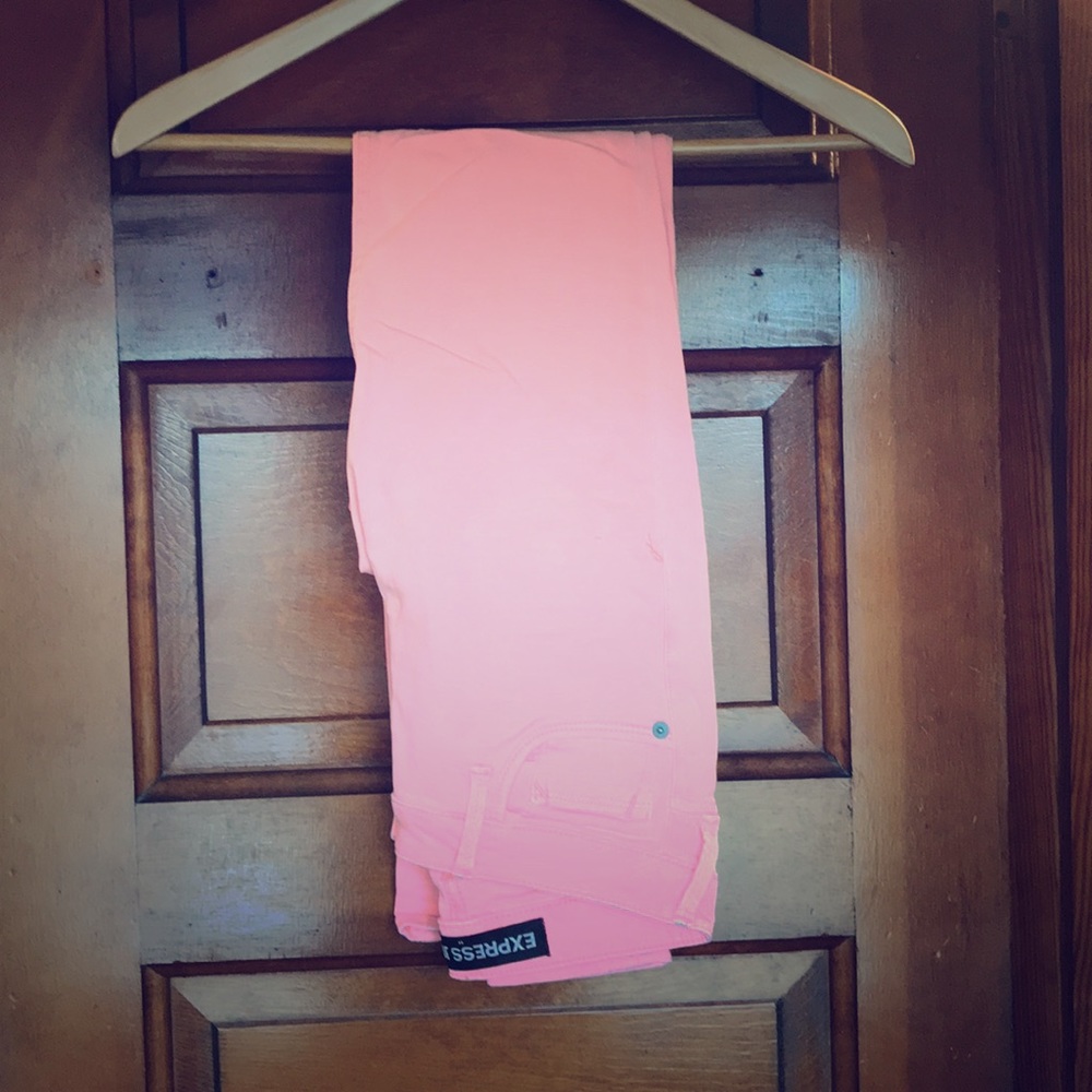 Express Coral Jeans